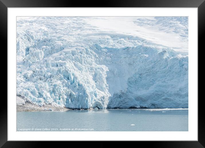 Beloit Tidewater Glacier in Blackstone Bay, Prince William Sound, Alaska, USA Framed Mounted Print by Dave Collins