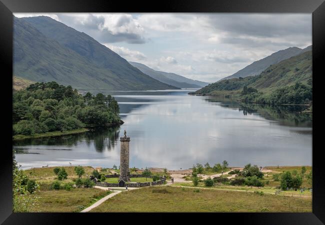 Loch Shiel at Glenfinnan Framed Print by Dave Collins