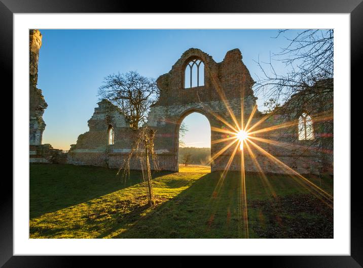 Wimpole Hall Folly  Framed Mounted Print by Dave Collins