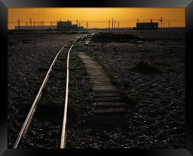 Dungeness Beach, Kent, England Framed Print by Dave Collins