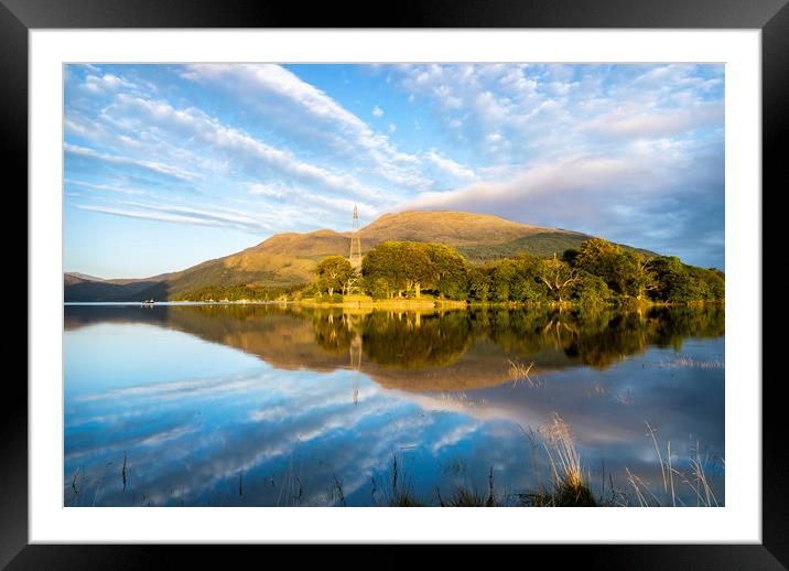 Loch Etive, Scotland Framed Mounted Print by Dave Collins