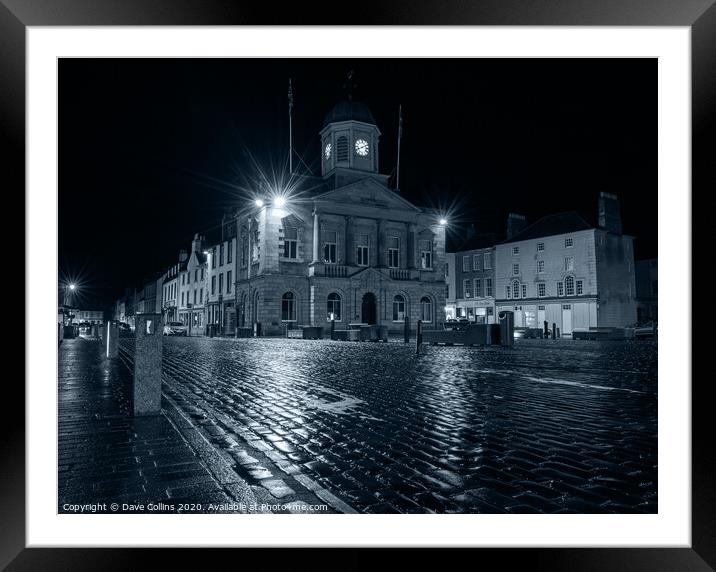 Kelso Town Hall, Scottish Borders Framed Mounted Print by Dave Collins