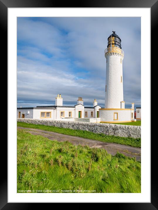 Mull of Galloway Lighthouse, Mull of Galloway Framed Mounted Print by Dave Collins