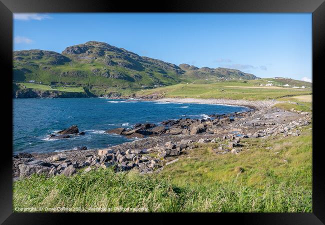 Muckross Penisular from Muckros Head, Co Donegal, Ireland Framed Print by Dave Collins