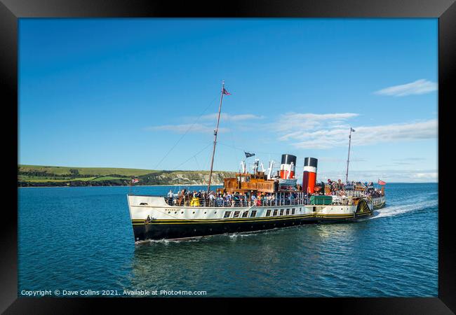 The Waverley Paddle Steamer Framed Print by Dave Collins