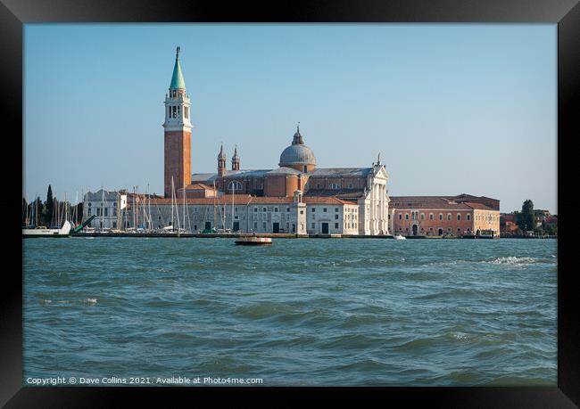 Church San Giorgio Maggiore,  Venice, Italy Framed Print by Dave Collins