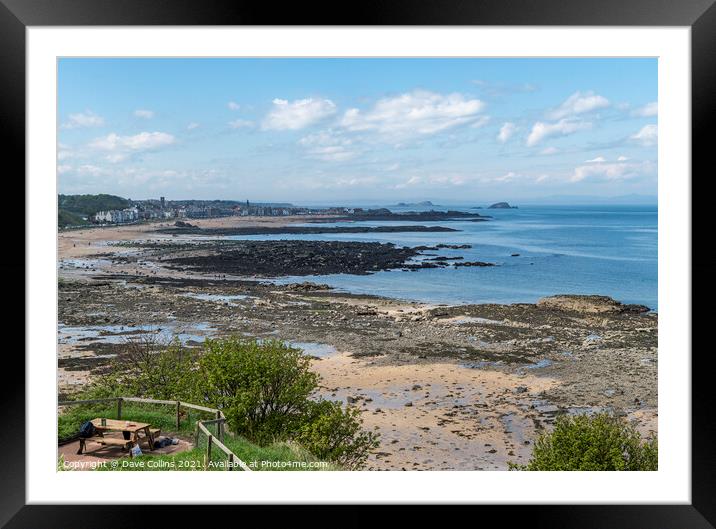 Milsey Bay, North Berwick, Scotland Framed Mounted Print by Dave Collins
