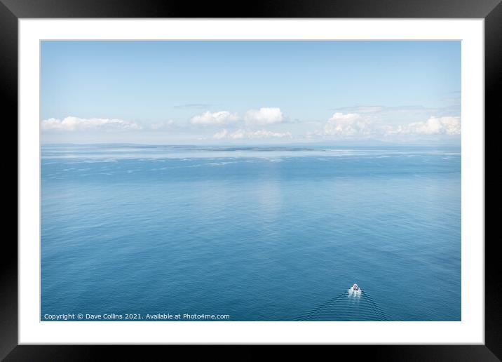 Clouds over the Arran Islands, County Clare, Ireland Framed Mounted Print by Dave Collins