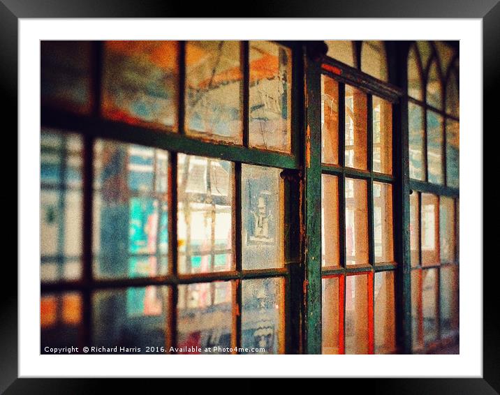 Abandoned windows Framed Mounted Print by Richard Harris