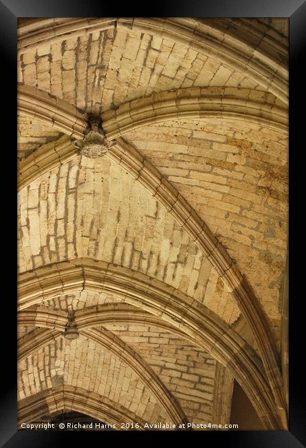 Ceiling of Cloisters, Toledo Cathedral Framed Print by Richard Harris