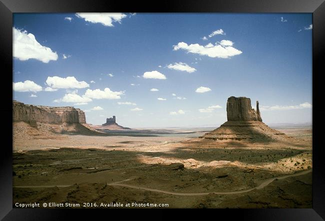 Monument Valley Utah Framed Print by Elliott Strom