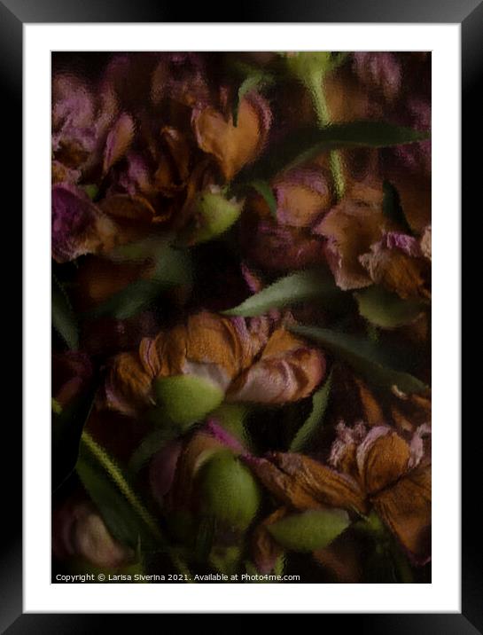 Blurred bouquet Framed Mounted Print by Larisa Siverina