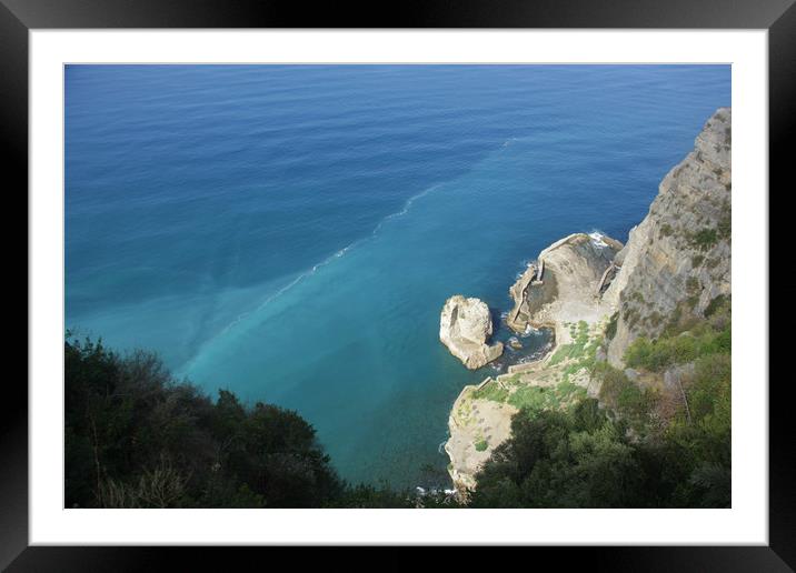 Amalfi coast, Naples, Italy Framed Mounted Print by Larisa Siverina