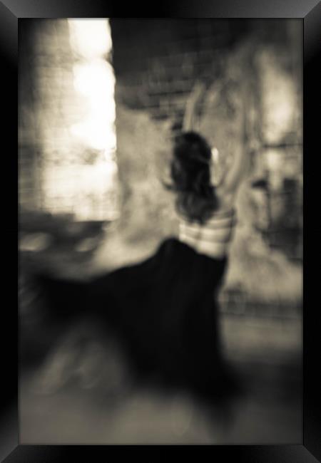 Dancing woman Framed Print by Larisa Siverina