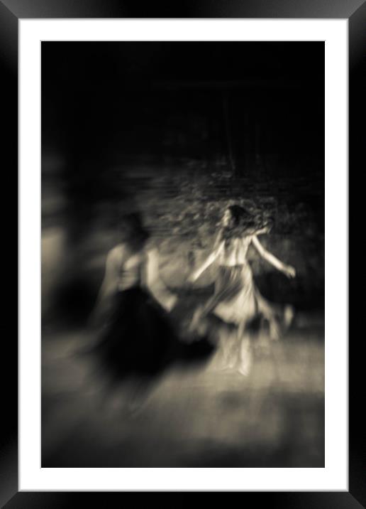 Dancing women Framed Mounted Print by Larisa Siverina