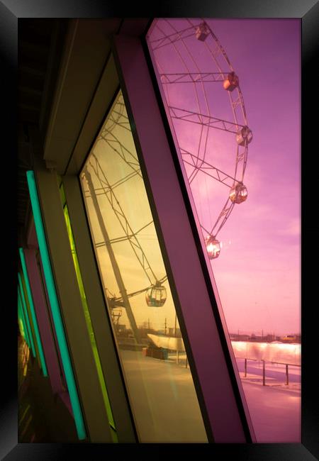 Ferris wheel Framed Print by Larisa Siverina