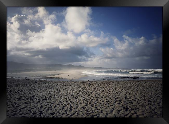 Atlantic ocean, Portugal Framed Print by Larisa Siverina