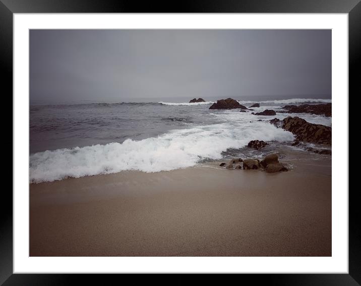 Atlantic ocean, Portugal Framed Mounted Print by Larisa Siverina