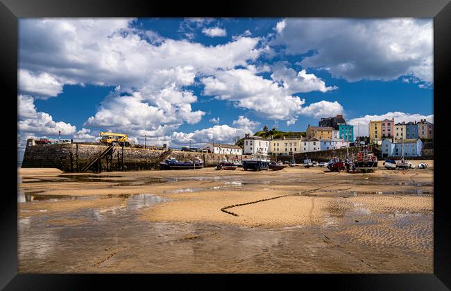 Tenby Harbour, Pembrokeshire, Wales. Framed Print by Colin Allen