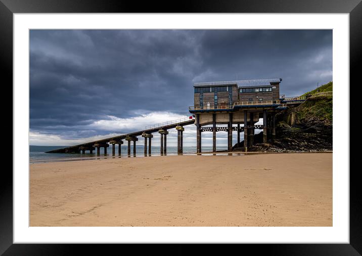 Tenby Lifeboat Station, Pembrokeshire. Framed Mounted Print by Colin Allen