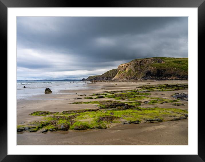 Druidstone Beach, Pembrokeshire, Wales. Framed Mounted Print by Colin Allen