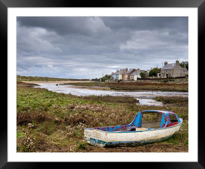 Aberffraw, Anglesey, Wales. Framed Mounted Print by Colin Allen