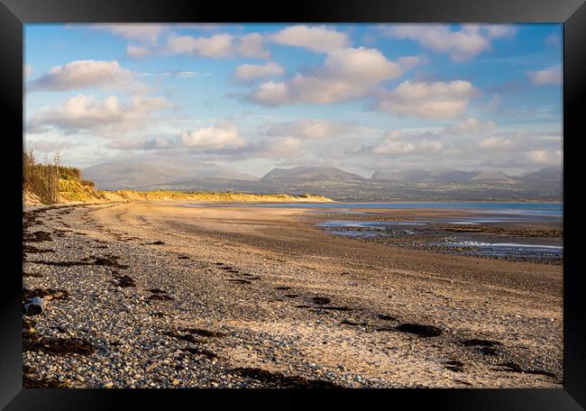 Newborough Beach. Anglesey, Wales Framed Print by Colin Allen