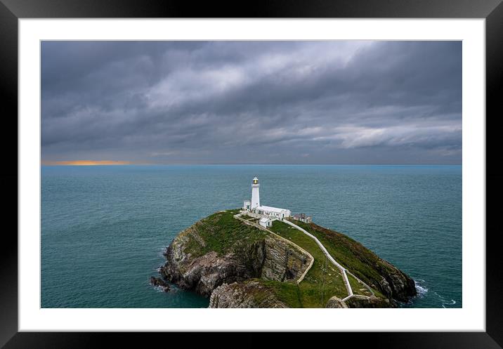  South Stack Lighthouse, Anglesey. Framed Mounted Print by Colin Allen