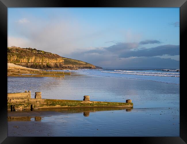 Amroth Beach, Pembrokeshire. Framed Print by Colin Allen