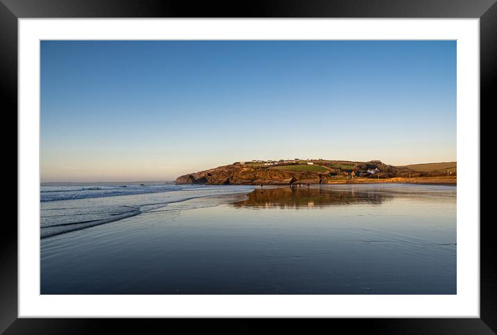 Broad Haven Beach, Pembrokeshire. Framed Mounted Print by Colin Allen