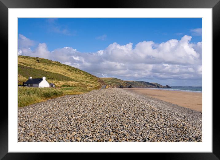 Newgale Beach, Pembrokeshire, Wales. Framed Mounted Print by Colin Allen