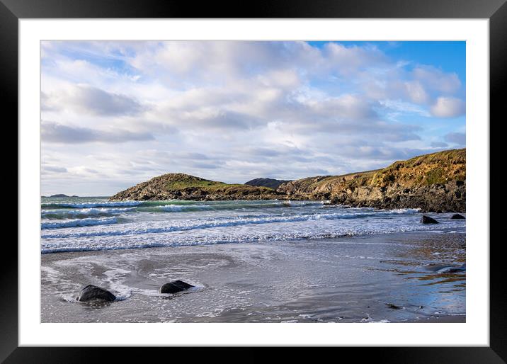  Whitesands Bay, Pembrokeshire, Wales. Framed Mounted Print by Colin Allen