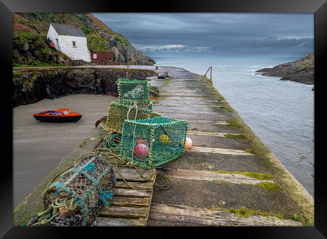  Porthgain Harbour, Pembrokeshire. Framed Print by Colin Allen