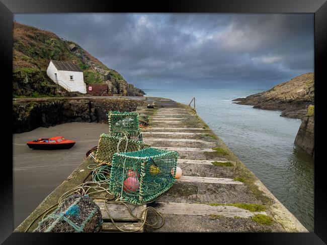   Porthgain Harbour, Pembrokeshire. Framed Print by Colin Allen