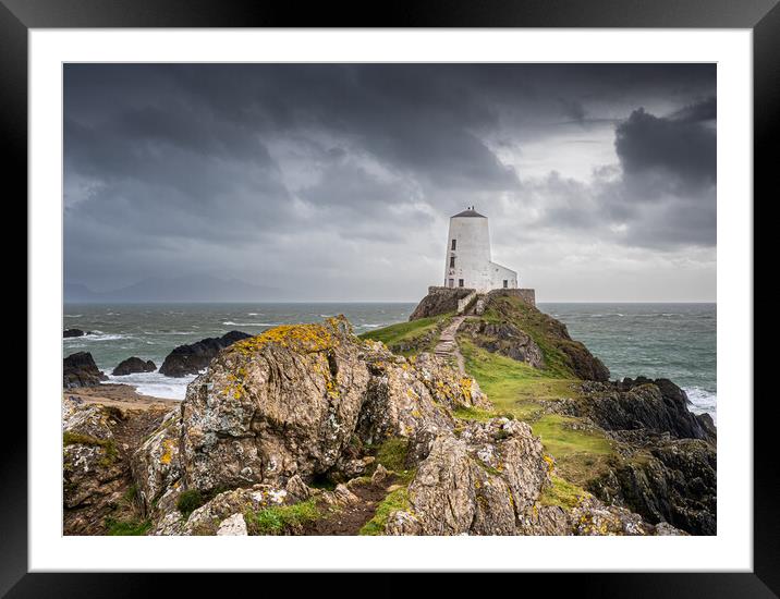 Tower of Dark Storms Framed Mounted Print by Colin Allen