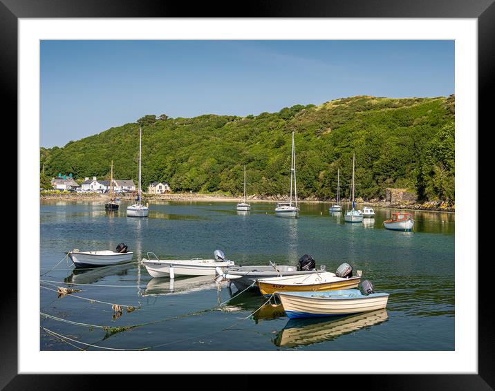 Solva Harbour, Pembrokeshire, Wales. Framed Mounted Print by Colin Allen