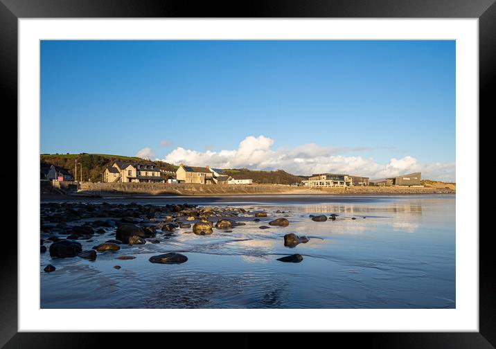 Pendine Beach, Carmarthenshire. Framed Mounted Print by Colin Allen