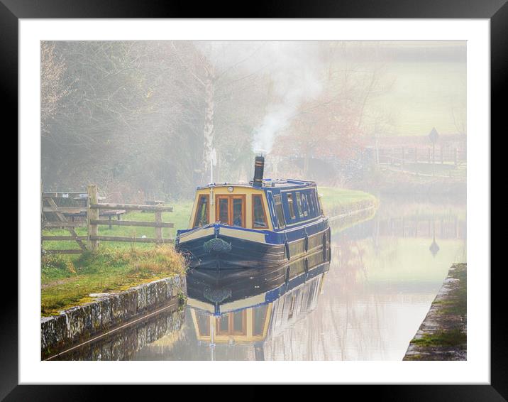 Serene Waterways Escape Framed Mounted Print by Colin Allen