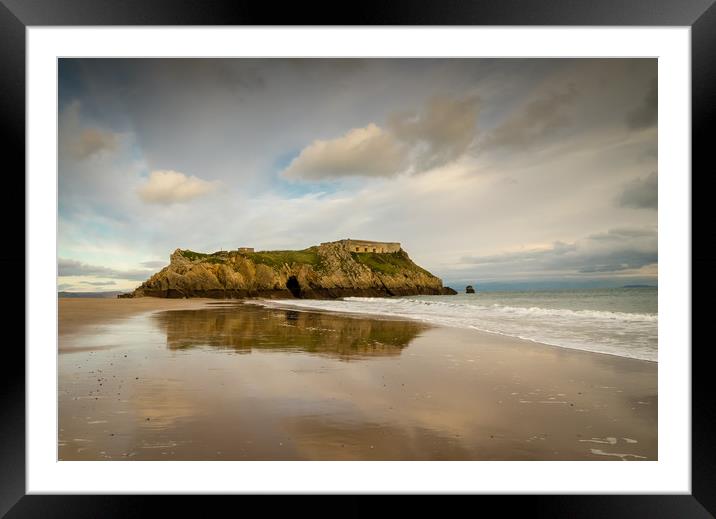 A Forgotten Fortification St Catherines Island Framed Mounted Print by Colin Allen