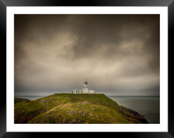 Illuminating the Fog Framed Mounted Print by Colin Allen
