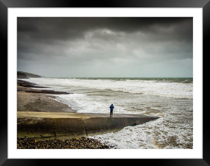 The Tempest of Amroth Framed Mounted Print by Colin Allen