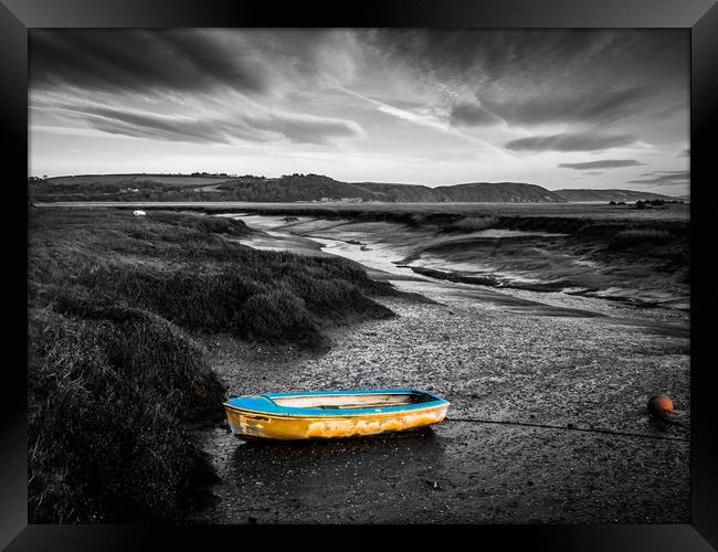 Serenity on the Estuary Framed Print by Colin Allen
