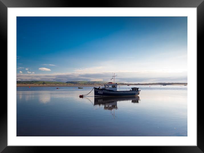 Reflective Serenity in Aberdovey Framed Mounted Print by Colin Allen