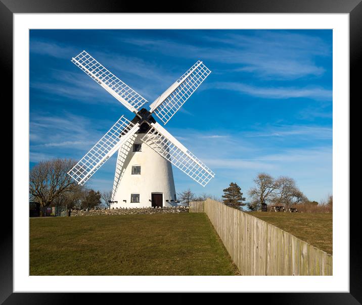 Llynnon Windmill A Flourishing Welsh Treasure Framed Mounted Print by Colin Allen