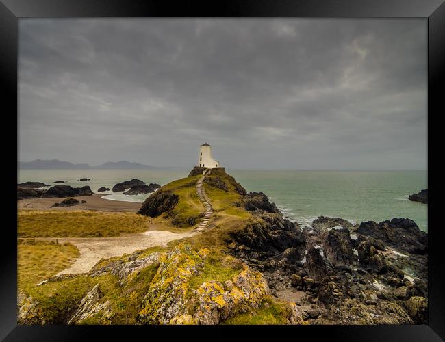The Tower at Llanddwyn Island, Anglesey. Framed Print by Colin Allen