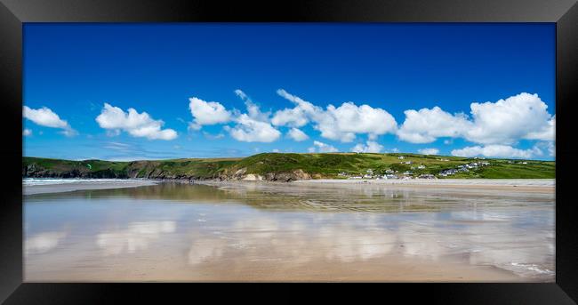 Summer at Newgale Framed Print by Colin Allen