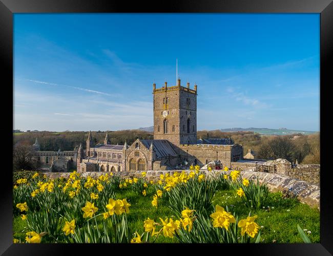 St David's Cathedral, Pembrokeshire, Wales. Framed Print by Colin Allen