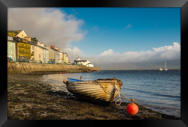 Aberdovey at Low Tide. Framed Print by Colin Allen