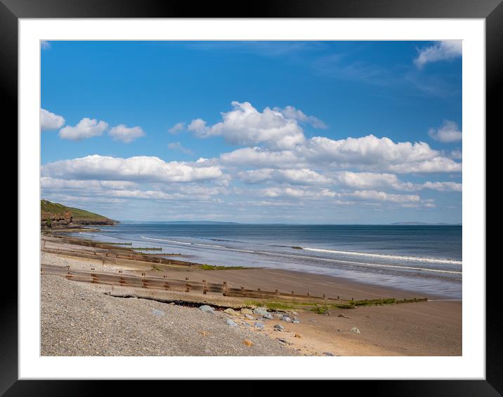 Amroth Beach, Pembrokeshire, Wales. Framed Mounted Print by Colin Allen