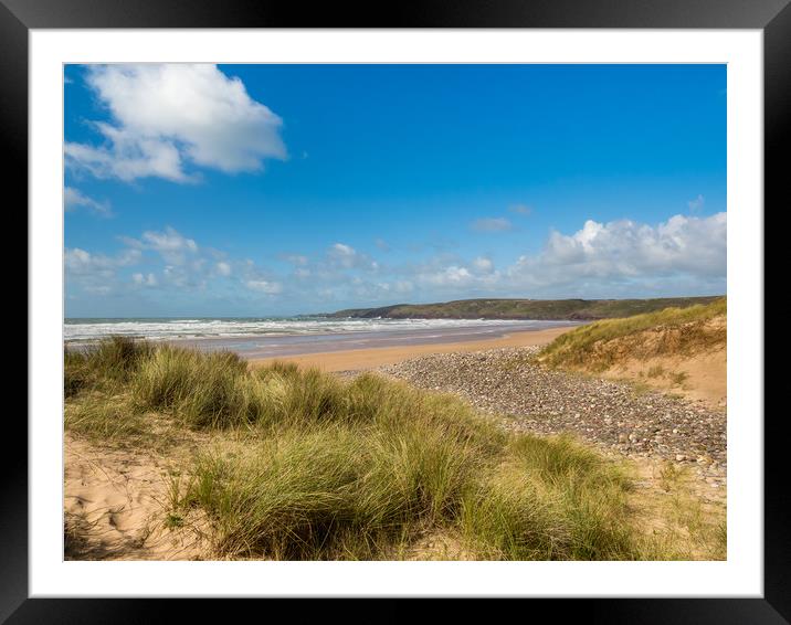 Freshwater West. Pembrokeshire, Wales. Framed Mounted Print by Colin Allen